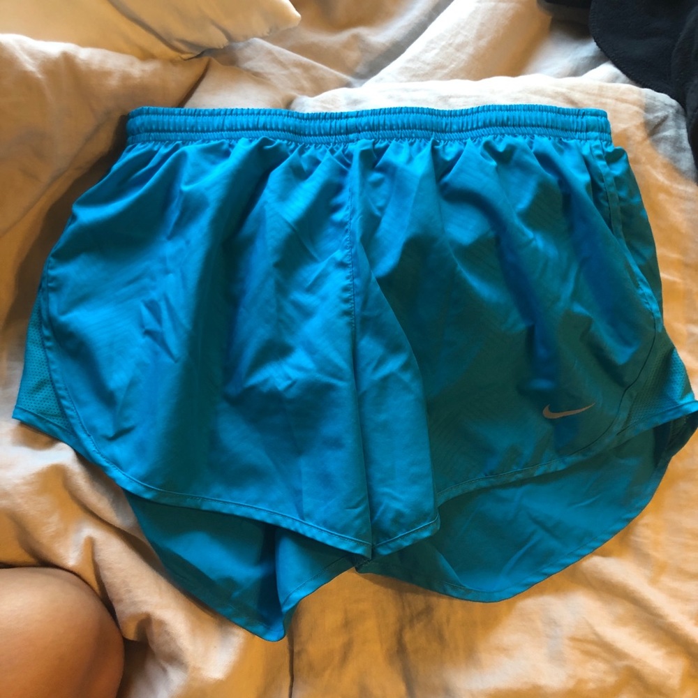 Blue nike shorts
